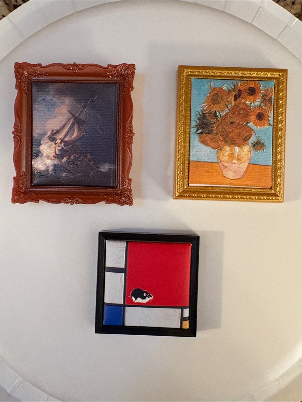 3 Mini Verse Masterpieces Paintings